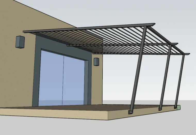 Fabrication de pergola sur mesure à Vienne, Vienne, DELORME METALLERIE
