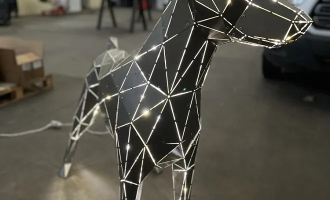 Doberman Origami, Vienne, DELORME METALLERIE