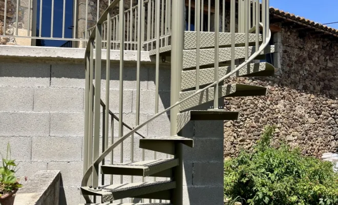 Escalier, Vienne, DELORME METALLERIE