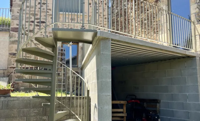 Escalier, Vienne, DELORME METALLERIE